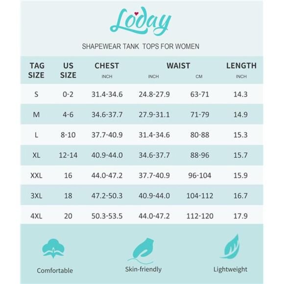 Tank Tops for Women – Tummy Control Shapewear, Seamless Body Shaper - Picture 7 of 7